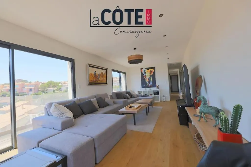 Apartmán Rooftop Le Carina Sausset-les-Pins Francie